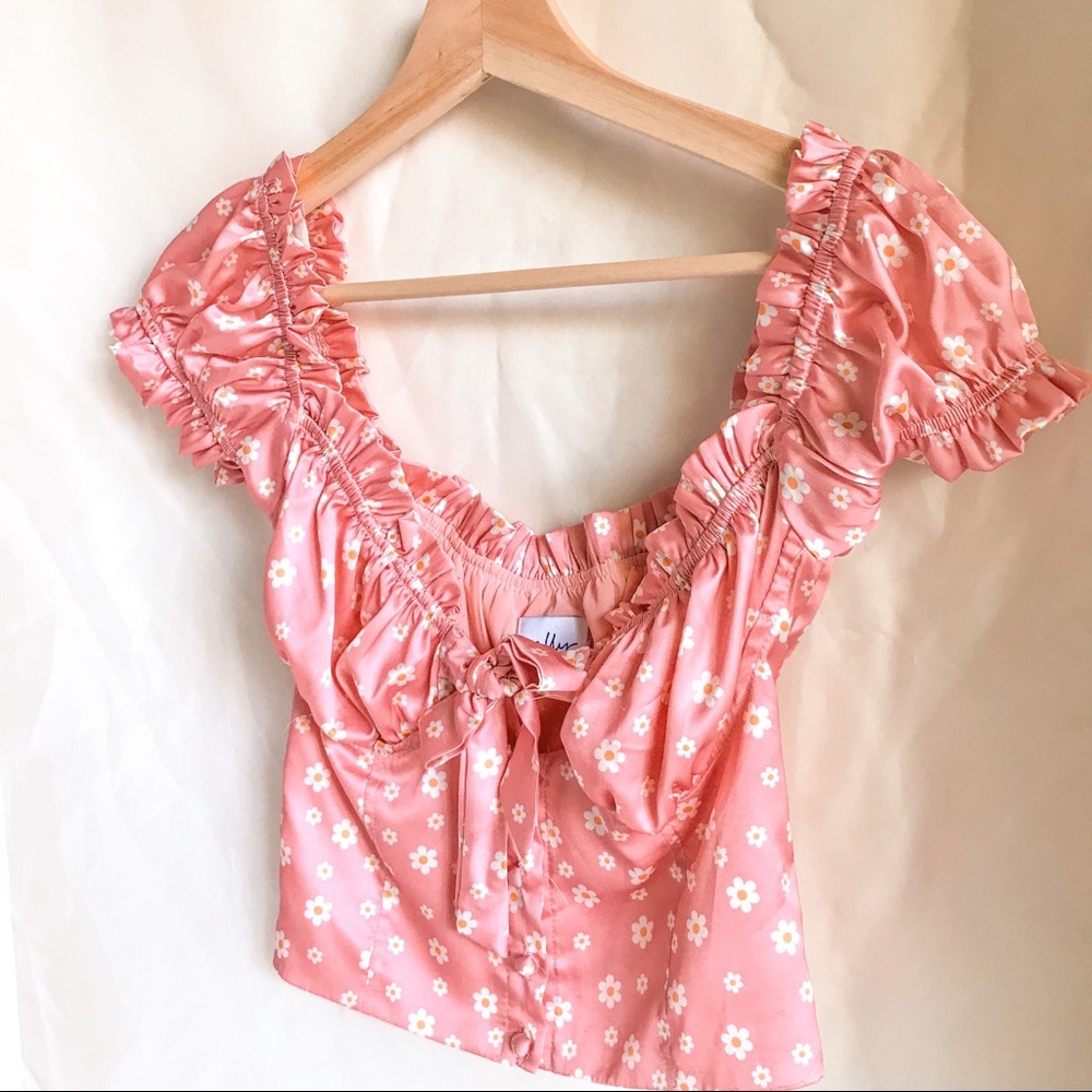 Luna Top Pink Floral